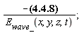 -(-E*exp(I*k__x*x)*exp(I*k__y*y)*exp(I*k__z*z)*exp(-I*omega*t)*(k__x^2+k__y^2+k__z^2) = -mu*varepsilon*E*exp(I*k__x*x)*exp(I*k__y*y)*exp(I*k__z*z)*omega^2*exp(-I*omega*t))/E__wave_(x, y, z, t)
