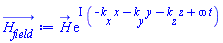 H_*exp(I*(-k__x*x-k__y*y-k__z*z+omega*t))