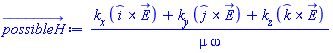 (k__x*Physics:-Vectors:-`&x`(_i, E_)+k__y*Physics:-Vectors:-`&x`(_j, E_)+k__z*Physics:-Vectors:-`&x`(_k, E_))/(mu*omega)