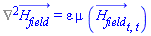 %Laplacian(H__field_(x, y, z, t)) = varepsilon*mu*(diff(diff(H__field_(x, y, z, t), t), t))