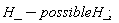 H_-possibleH_