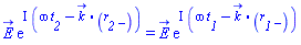 E_*exp(I*(omega*t__2-Physics:-Vectors:-`.`(k_, r__2*_))) = E_*exp(I*(omega*t__1-Physics:-Vectors:-`.`(k_, r__1*_)))