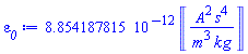 0.8854187815e-11*Units:-Unit(A^2*s^4/(m^3*kg))