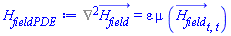 %Laplacian(H__field_(x, y, z, t)) = varepsilon*mu*(diff(diff(H__field_(x, y, z, t), t), t))