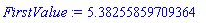 HFloat(5.382558597093635)