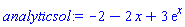 -2-2*x+3*exp(x)