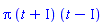 Pi*(t+I)*(t-I)