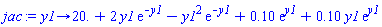 jac := proc (y1) options operator, arrow; 20.+2*y1*exp(-y1)-y1^2*exp(-y1)+.10*exp(y1)+.10*y1*exp(y1) end proc