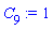 C[9] := 1