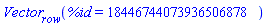 Vector[row](%id = 18446744073936506878)