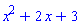 x^2+2*x+3