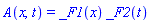 A(x, t) = _F1(x)*_F2(t)
