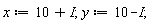 x := 10+I;