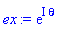 exp(I*theta)
