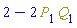 2-2*Physics:-`*`(P[1], Q[1])