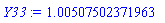 HFloat(1.0050750237196298)