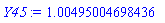 HFloat(1.0049500469843557)