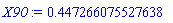 HFloat(0.4472660755276382)