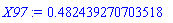 HFloat(0.48243927070351755)