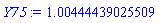 HFloat(1.0044443902550944)