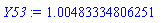 HFloat(1.0048333480625111)
