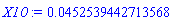 HFloat(0.04525394427135678)