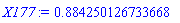 HFloat(0.8842501267336684)