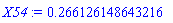 HFloat(0.26612614864321604)