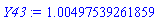 HFloat(1.0049753926185856)