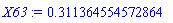 HFloat(0.3113645545728643)