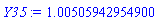 HFloat(1.0050594295490034)