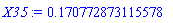 HFloat(0.17077287311557787)