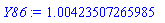 HFloat(1.0042350726598528)