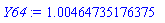 HFloat(1.0046473517637455)