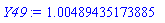 HFloat(1.0048943517388513)