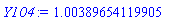 HFloat(1.0038965411990497)