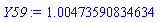 HFloat(1.0047359083463425)