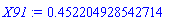 HFloat(0.45220492854271355)