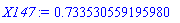 HFloat(0.73353055919598)