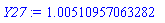 HFloat(1.0051095706328173)
