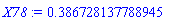 HFloat(0.3867281377889447)