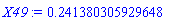 HFloat(0.24138030592964826)