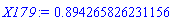 HFloat(0.8942658262311558)