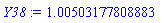HFloat(1.0050317780888274)