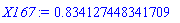 HFloat(0.8341274483417086)