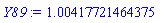 HFloat(1.0041772146437509)