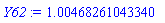 HFloat(1.0046826104334023)