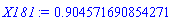 HFloat(0.9045716908542714)