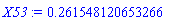HFloat(0.2615481206532663)