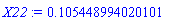 HFloat(0.10544899402010051)